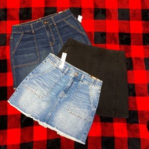 Lot of Denim Skirts